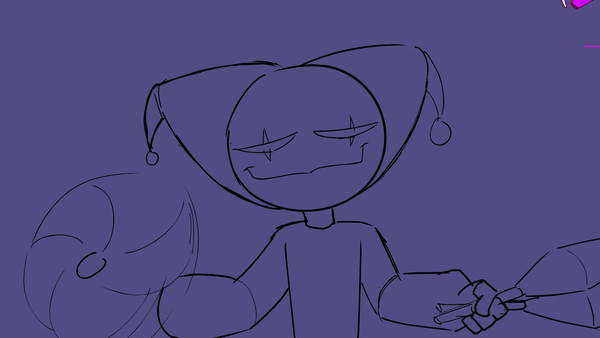 Violet vs. Dummy (Rough Anim)