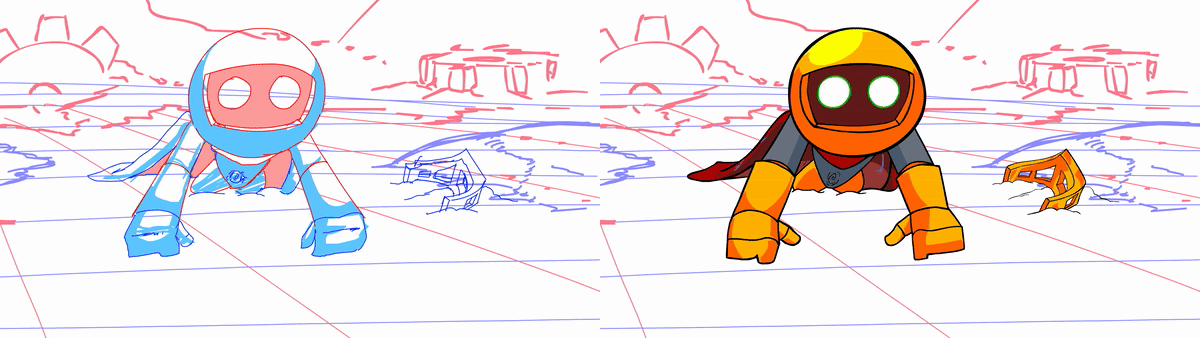 Gildedguy Story #8 (Rough, Clean-up, Color)